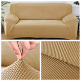 HULIANFU Polar Fleece Fabric Universal Sofa Cover Euro Sofa Covers For Living Room Stretch Sectional Corner Sofa Cover Plaids On The Sofa