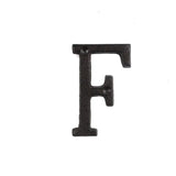 HULIANFU Metal Letters Numbers Cast Iron Decoration House Sign Doorplate DIY Cafe Wall CLH@8