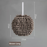 HULIANFU Wipe Hands Towel Ball Kitchen Lint-Free Clean Bathroom Absorbent Quick-Drying Towel Soft Touch Hand-Cleaning Home Health
