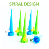 HULIANFU New 12PCS Drip Irrigation System Automatic Watering Spike for Plants Garden Watering System Irrigation System Greenhouse