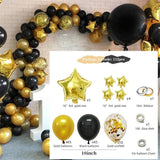 HULIANFU Wedding Balloon Kit Balloons Arch Decoration Birthday Baby Shower Party Birthday Wedding Balloon Decoration Balloons Sets Arch
