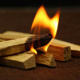 HULIANFU Palo Santo Incense Sticks Natural Crude Wood Strips Room Fragrance Strip Peru Flavor Yoga Healing Supply