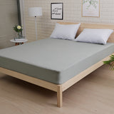 HULIANFU Waterproof Bed Cover Smooth Microfiber Mattress Protector Waterproof Fitted Sheet Anti-mite Mattress Pad sabanas cama 150