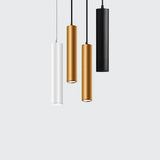 HULIANFU Modern LED Pendant Light Long Tube Pendant lamp Cylinder Pipe Hanging Lamp for Living Room Kitchen Light Fixture Decor Luminaire