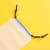 HULIANFU Matte Translucent Plastic Bag Umbrella Storage Bag Reusable Portable Umbrella Drawstring Storage Cover Home Storage Organizer