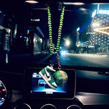 HULIANFU The new creative car pendant male high-end fashion brand basketball shoes crystal car pendant car decor