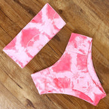 Sexy Animal Printed Bathing Suit Female Push Up Bikini High Waisted Swimsuit Bandage Bikinis Bandeau Swimwear Women Biquini