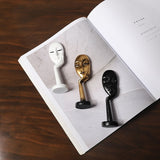 HULIANFU Thinker Statue Abstract Figure Sculpture Mini Character Statue Ornaments For Home Desktop Furnishings Home Decor Birthday Gift