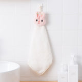HULIANFU Soft Baby Towel Cartoon Animal Hand Towel Hanging Face Towel Cute Absorbent Bathing Towel For Bathroom Kitchen Quick Dry Towel
