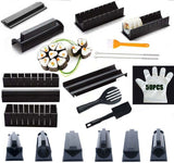 HULIANFU IYouNice 11Pcs/Set Sushi Maker Equipment Kit,Japanese Rice Ball Cake Roll Mold Sushi Multifunctional Mould Making Sushi Tools