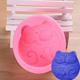 HULIANFU Non-Stick Silicone Mold 3D Silicone Soap mold DIY New Cat  Fish Craft Art Silicone Soap mold Craft Mold DIY Handmade Candle mold