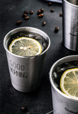 HULIANFU NorthernEurope Ins Industry Style 304 Stainless Steel Spray Paint Beer Cup Cold Water Drinks Cup Household Office Use Gargle Cup