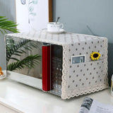 HULIANFU Oil-proof  Breathable Protection With Storage Bag Kitchen Microwave Oven Dust Cover with Storage Bag Kitchen Accessories