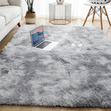 HULIANFU Thick Carpet for Living Room Plush Rug Children Bed Room Fluffy Floor Carpets Window Bedside Home Decor Rugs Soft Velvet Mat