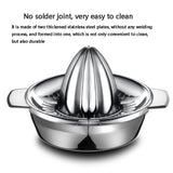 HULIANFU Portable lemon orange manual fruit juicer 304 stainless steel kitchen accessories tools citrus 100% raw hand pressed juice maker