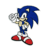 HULIANFU Sonic anime games cloth Patch Embroidered Patches For Clothing Iron On Patches On Clothes Patch DIY Garment Decoration Clothing