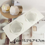 HULIANFU Scented Candle Mold DIY Wool shape Candle Silicone Casting Mold Handmade Candle Soap Making Wax Mold Handcraft Home Decoration