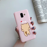 HULIANFU Phone Case for Cover Samsung Galaxy J6  case For Coque Fundas Samsung J6  J 6 Plus  Cases Silicone Soft Back Cover