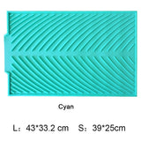 HULIANFU Silicone Square Dish Drying Mat Heat Resistant Draining Tableware Durable Pad Mat for Dishes Table Placemats Kitchen Accessories