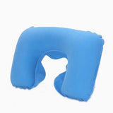 HULIANFU U Shaped Travel Pillow Inflatable Neck Car Head Rest Air Cushion for Travel Office Nap Head Rest Air Cushion Neck Pillow