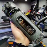 HULIANFU UZSPACE Sport Water Bottles BPA Free Portable Gym Anti-fall Leak-proof Large Capacity Fitness Kettle Tritan Plastic Drink Bottle