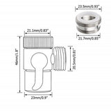 HULIANFU Switch Faucet Adapter Kitchen Sink Splitter Diverter Valve Water Tap Connector For Toilet Bidet Shower Kichen Accessories