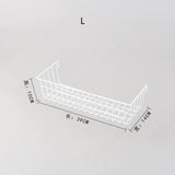 HULIANFU Nordic Home Wall Decoration Iron Grid Decor Photo Frame Postcards DIY Wall Art Display Mesh Storage Shelf Organizer Rack Holder
