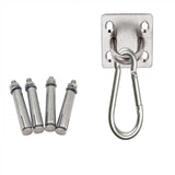 HULIANFU Stainless Steel Suspension Bracket Hammock Mount Ceiling Hook Anchor Hanger For Gym Training Aerial Yoga Sex Swing Hanging Kit