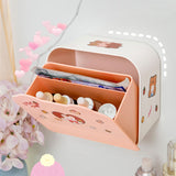 HULIANFU W&amp;G Toilet Organizer Adhesive Large Storage Box Sanitary Napkin Organizer for Cosmetics Decorative Box Bathroom Accessories
