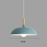 HULIANFU Nordic Modern LED E27 Oak Pendant light plate Hanging Lights Home improvement Iron and Oak decoration Pendant lamp