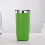 HULIANFU Thermal Mug Beer Cup Tumbler Stainless Steel Double Wall Vacuum Insulated Coffee Tea Mug Wide Mouth Water Bottle Drinkware