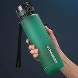 HULIANFU UZSPACE Sport Water Bottle 500/1000ML Portable Leakproof Outdoor Shaker My Bottle Tritan Plastic Eco-Friendly Drinkware BPA Free