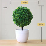 HULIANFU Mini Artificial Aloe Plants Bonsai Small Simulated Tree Pot Plants Fake Flowers Office Table Potted Ornaments Home Garden Decor