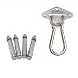 HULIANFU Stainless Steel Suspension Bracket Hammock Mount Ceiling Hook Anchor Hanger For Gym Training Aerial Yoga Sex Swing Hanging Kit