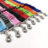 HULIANFU Pet Supplies Car Seat Belt Dog Seat Belt Dog Leash Vehicle Belt Adjustable Cushioning Elastic Reflective Safety Rope for Dog Cat