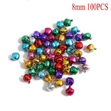 HULIANFU 2023 Christmas Hand Bell Santa Claus Jingle Bells  Gold Silver  School Handbell Restaurant Call Bell Service Supplies Xmas Decoration