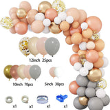 HULIANFU Wedding Balloon Kit Balloons Arch Decoration Birthday Baby Shower Party Birthday Wedding Balloon Decoration Balloons Sets Arch