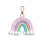 HULIANFU Macrame Rainbow Wall Hanging Decoration Boho Home Decor Party Supplies Baby Shower Dorm Kid Room Bead Tassels Ornaments