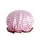 HULIANFU Women Hair Cap Hat Supplies Bathroom Double Layer Shower Waterproof Thick Cover Accessories