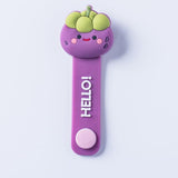 HULIANFU Kawaii Cartoon Animal Cord Winder Winding Line Data Cable Wire Storage Organizer Line Fixer Holder Headset Cord Protector 1PC