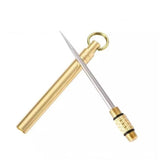 HULIANFU Titanium Outdoor Edc Portable Multifunctional Toothpick Bottle Fruit Fork Camping Tool Toothpick Tube Stronger Than Dental Floss