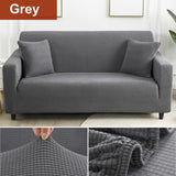 HULIANFU Thick Elastic Sofa Cover Slipcover for Living Room Stretch Polar Fleece Armchair Cover 1/2/3/4 Seater L Shape Corner Sofa Covers
