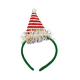 HULIANFU 2023 Christmas Antler Hair Clips Deer Ear Hairpins Festival Christmas Headbands Pine Cones Hair Ball Adult Headwear Hair Accessories