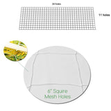 HULIANFU Plant Trellis Netting Heavy-Duty Polyester Plant Support Vine Climbing Hydroponics Garden Net Accessories Multi Use