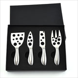 HULIANFU Kitchen Gadgets Retro Style Baking Tools Multi Functional Purpose Stainless Steel Smiley Cheese Cutlery 1Pc Silver Knife