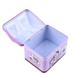 HULIANFU Small House Cute Piggy Bank Money Box Tinplate Saving Bank Best Gift For Children Money Saving Banks Gift
