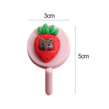 HULIANFU New Cute Animal Wall Hook for Key Holder Coat Towel Hanging Plastic Mask Holder Bathroom Organizer Wall Decor Home Accessories