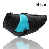HULIANFU New Waterproof Big Dog Vest Jacket Winter Warm Pet Dog Clothes For Small Large Dogs Puppy Pug Coat Dogs Pets Clothing 4XL 5XL