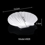 HULIANFU Melamine Dinnerware Imitation Porcelain Plate Shell Dish Hot Pot Restaurant Seasoning Dish A5 Melamine Tableware Dinner Plate