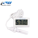 HULIANFU Mini LCD Digital Thermometer Hygrometer Thermostat  Indoor Convenient Temperature Sensor  Humidity Meter Gauge Instruments Probe